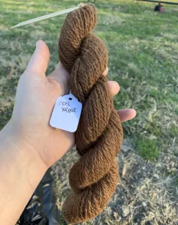 Light Brown Worsted Yarn - 105 Yards