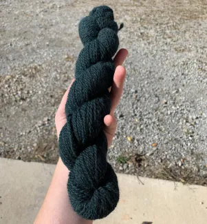 Dark Green DK Yarn - 280 Yards, 2 Ply