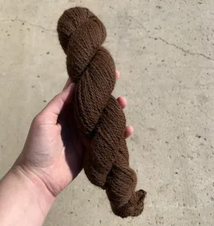 200 Yard DK Yarn - Brown, Lt.Fawn, Black